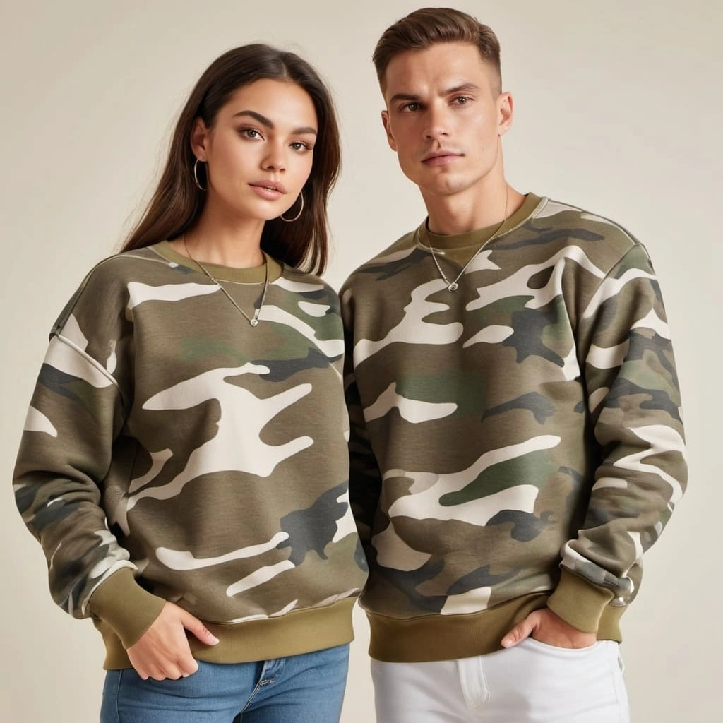 Camo Print Sweatshirt Exporters Bangladesh