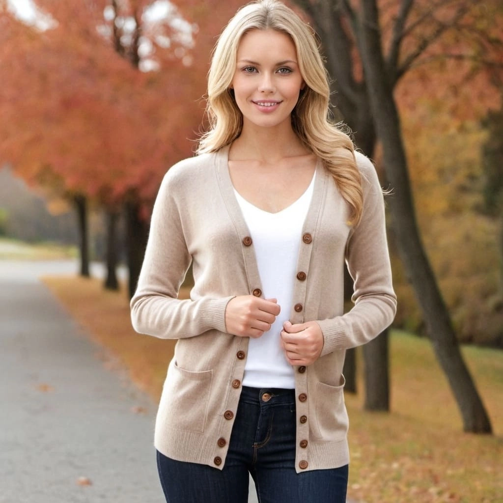 Cashmere Long Sleeve Cardigan Suppliers