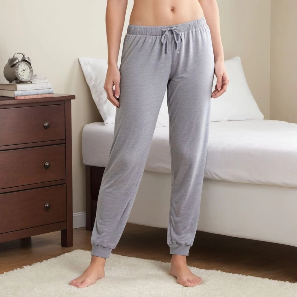 Exporter Of Solid Sleep Bottoms With Drawstring Waist