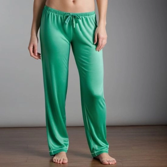 Factory Of Green Polyester Sleepwear Bottom