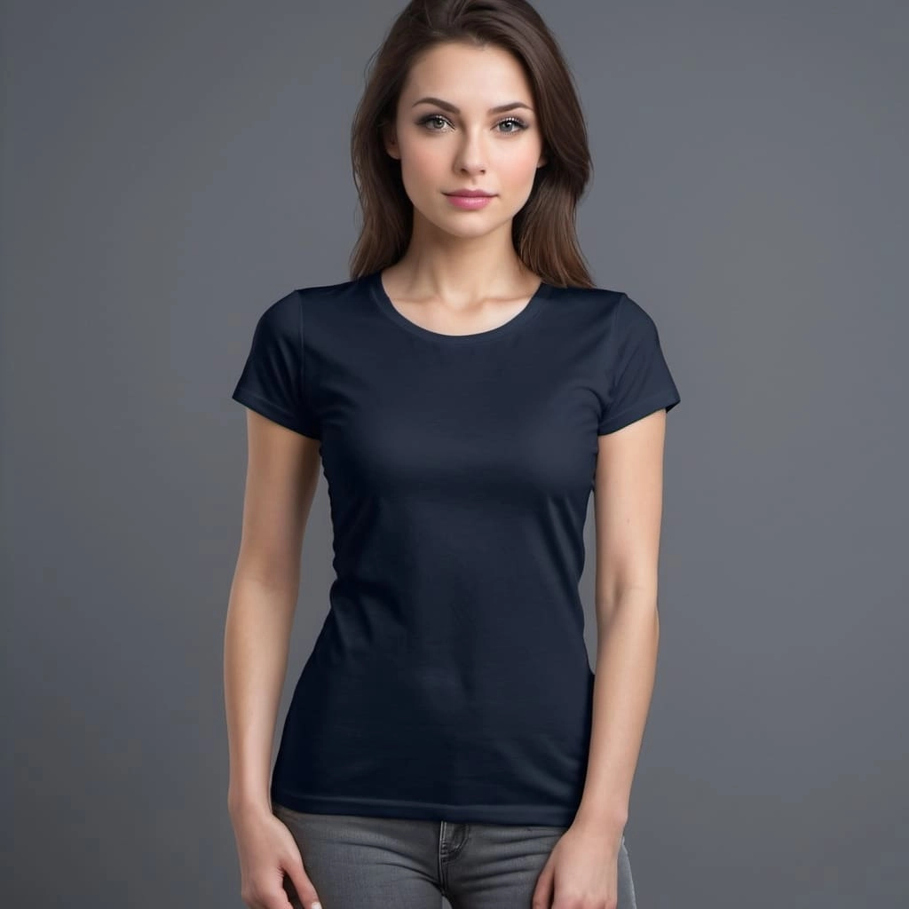 Ladies Classic Black T Shirt