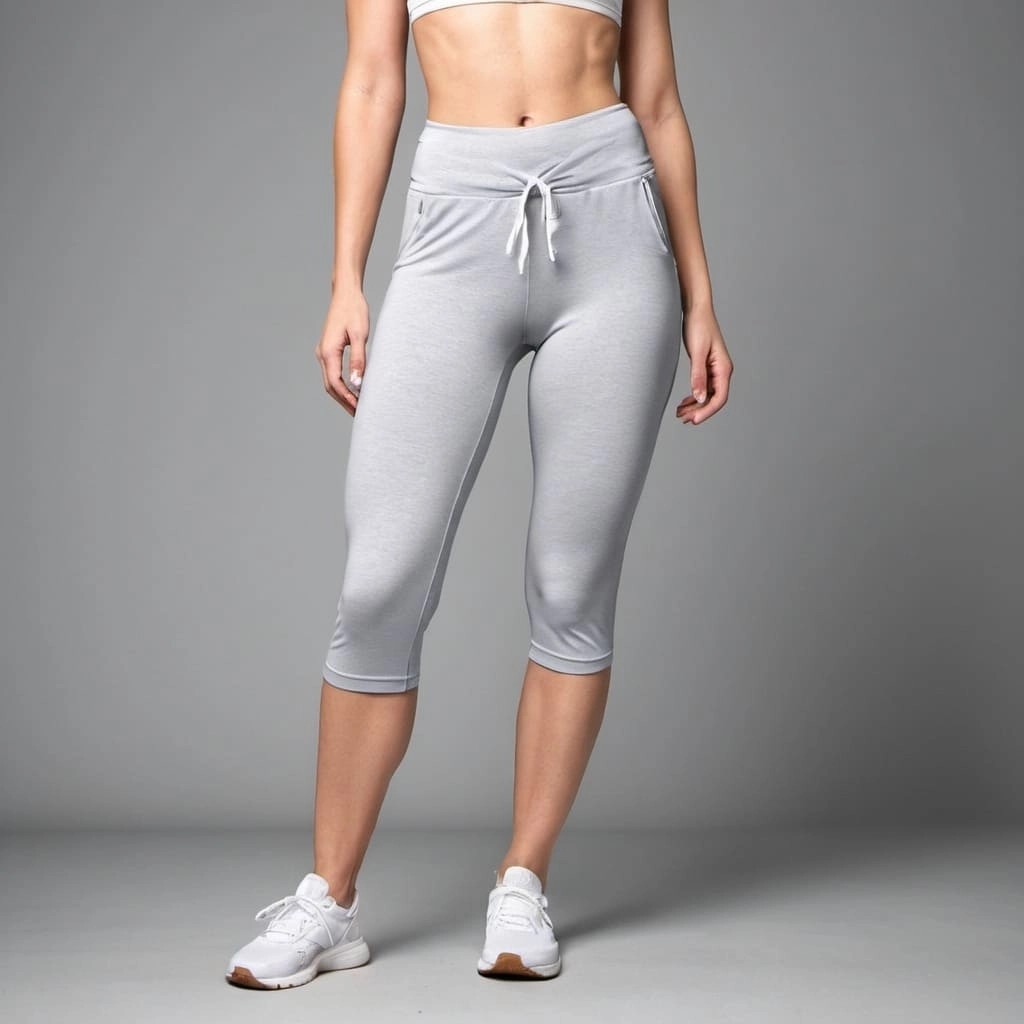 Solid High Waist Capri Manufacturer