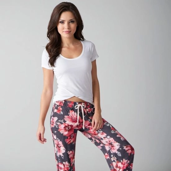 Floral Print Lounge Pants - Apparel Wholesale Supplier in Kaunas, Lithuania