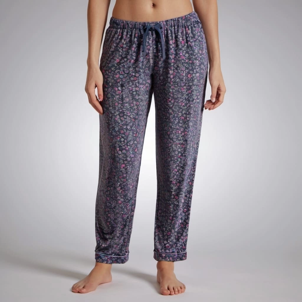 Wholesalers Of Printed Pyjama Bottoms With Drawstring Waist