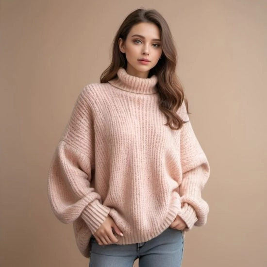 Women's Batwing Sleeve Sweater Supplier
