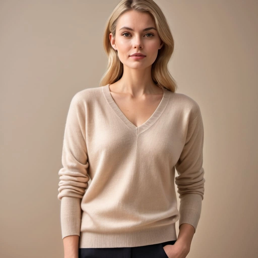 Women's Cashmere Knit Sweater Manufacturer
