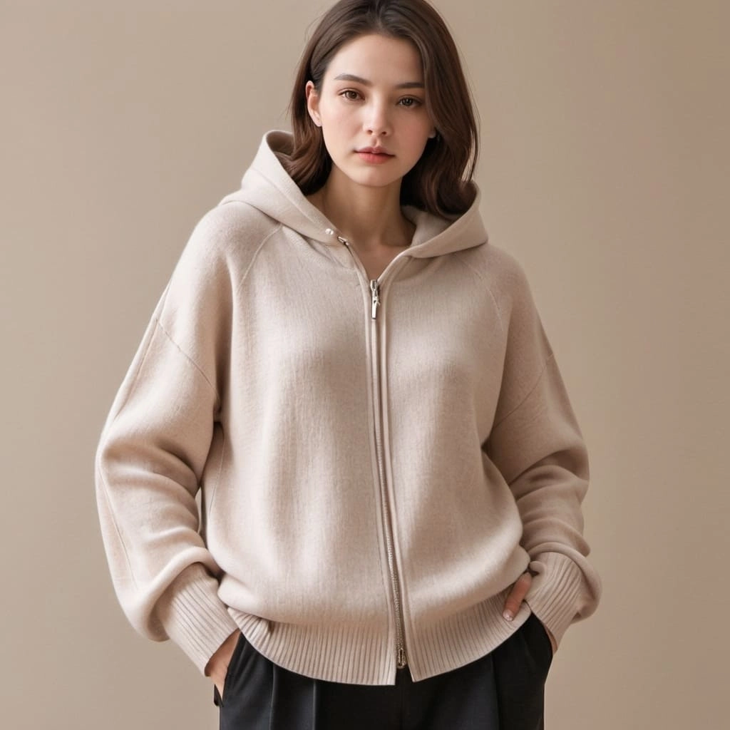 Women's Hooded Cashmere Sweater Factory