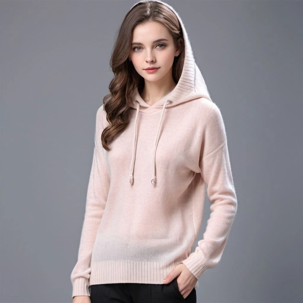 Women's Hooded Cashmere Sweater Vandor
