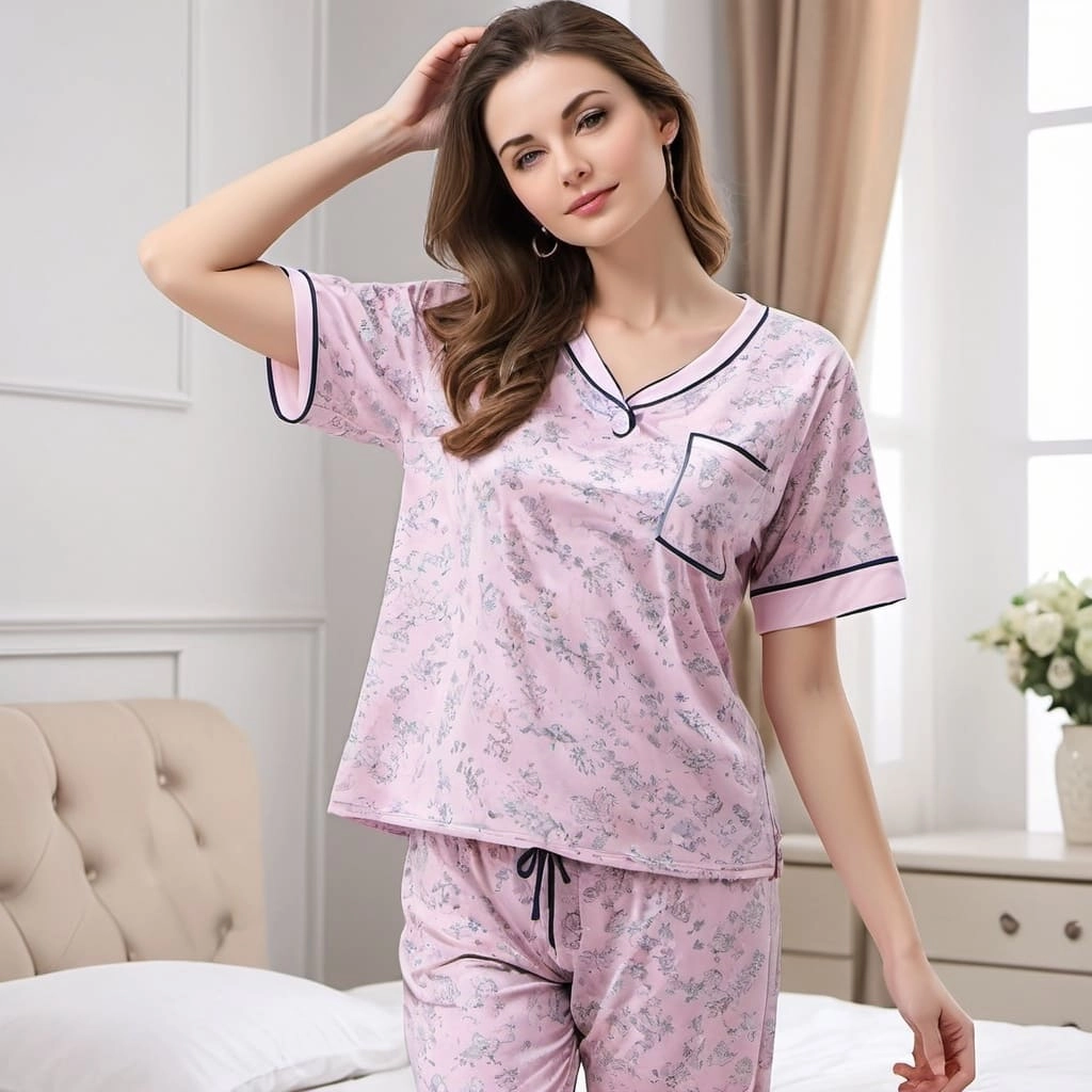 Women's Printed Pajama Sets Suppliers
