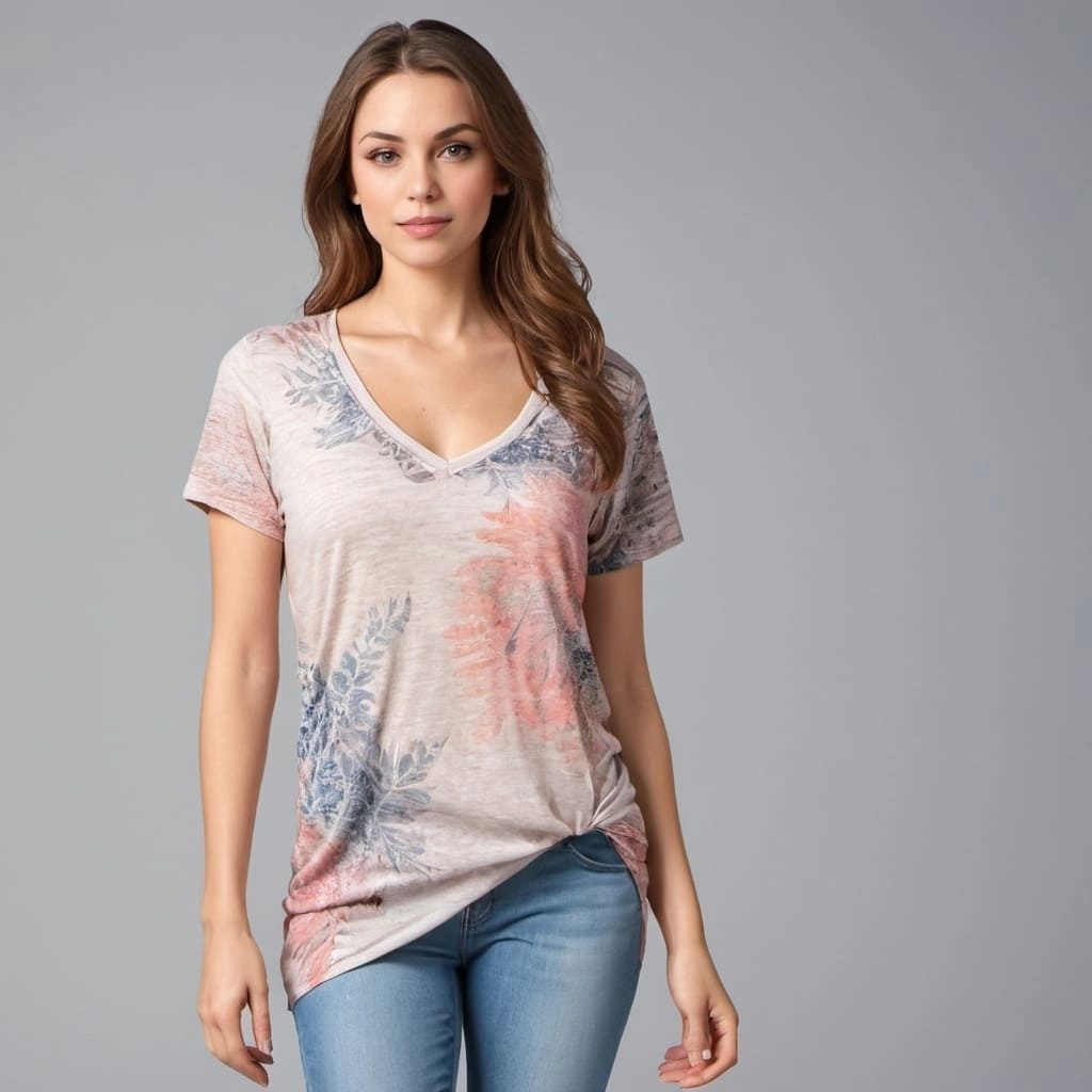 Women's Printed Tee Shirt Supplier