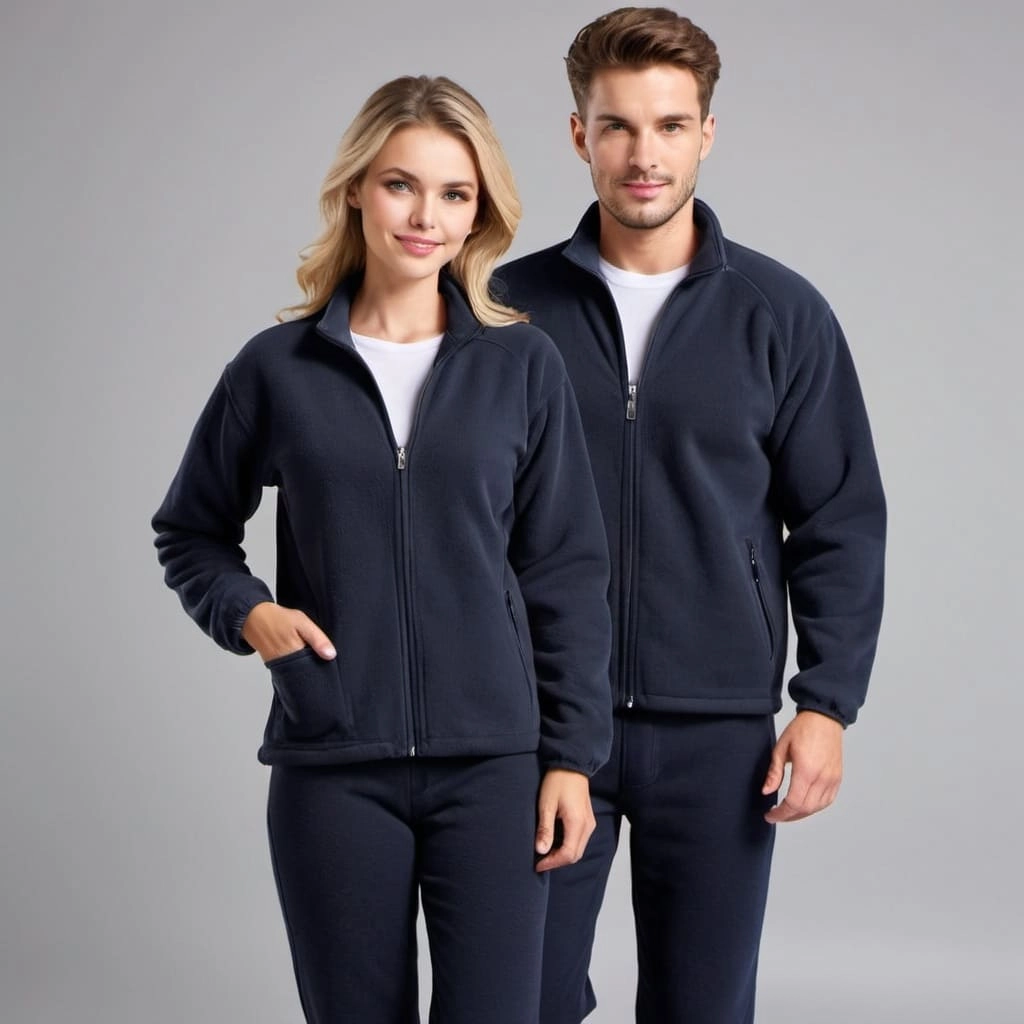 Zipped Polar Fleece Uniform Jacket Factory
