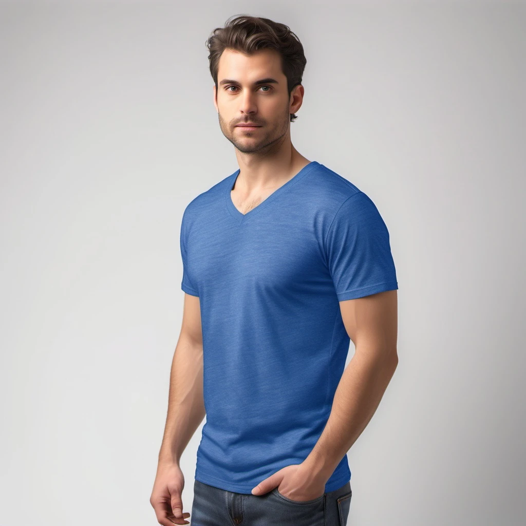 V Neck T-shirts Manufacturers in Bangladesh