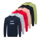 High Quality Pullover Multi Color Polyester Fleece Custom Sweatshirt Crewneck Sweatshirts