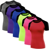 Training Wear Custom Sleeve Length Compression Rash Guard Compression Shirts For Women S