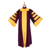 Graduation Ceremony Gown Contrast Color