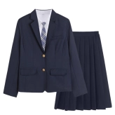 School Wear Girls Formal Blazer Dress Suit