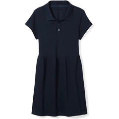 School Wear Short Sleeve Polo Dress