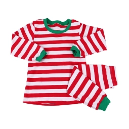 Christmas Pajamas Stripe Kids Pyjamas 100 Cotton Pajama Sets Baby Clothing Set