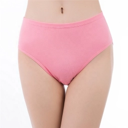 Women Plus Size Panties Solid Color Mix Packing High Waist Underwear Panty