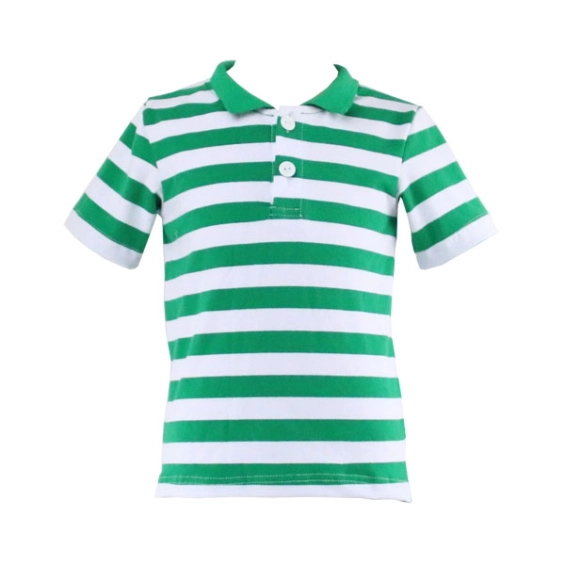 Custom Polo T Shirt Stripe Baby Boys T Shirt Oem Factory Direct Sale Kids Clothing